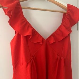Gorgeous red SÉZANE (Paris) dress, size 40/US8
